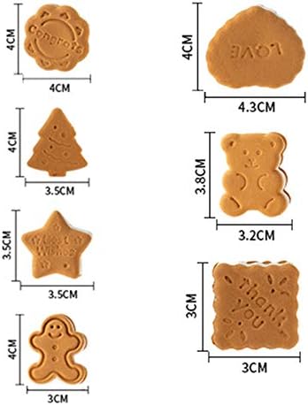 10PCS Artificial Gingersnap Cookies Decor Display Props