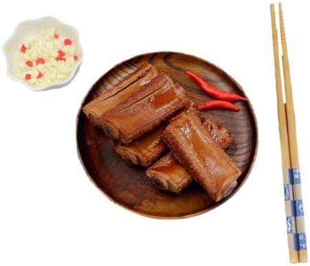 Housoutil 4PCS Simulated Braised Pork Chops Food Model