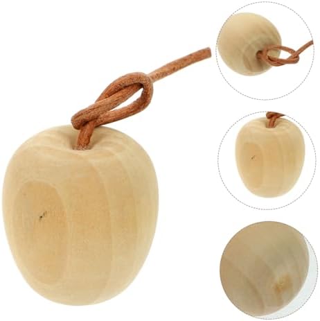 4pcs Unpainted Wooden Fruit Ornaments DIY Kit for Home and Kitchen