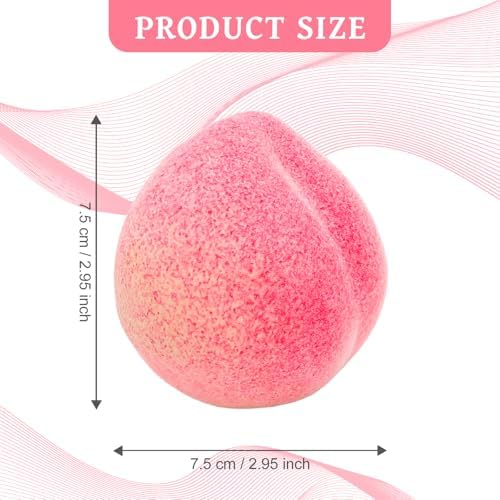 6PCS Artificial Peach Decorations for Home Kitchen Wedding Party