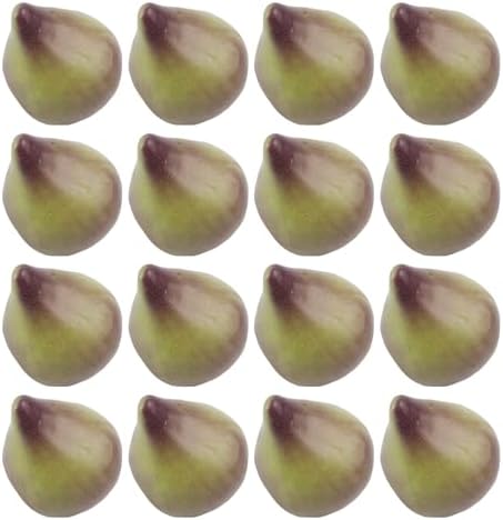 12 Pack Artificial Figs Realistic Fake Fruit Decor
