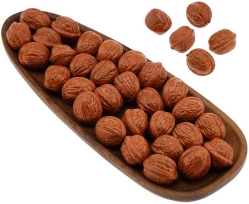 30PCS Artificial Walnuts for Home Vase Decoration