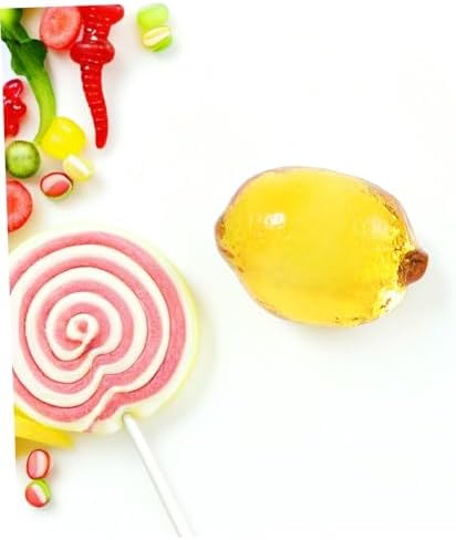 Yardwe Crystal Lemon Artificial Fruit Decoration