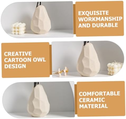 Cabilock Geometric Pear Ceramic Decor for Home