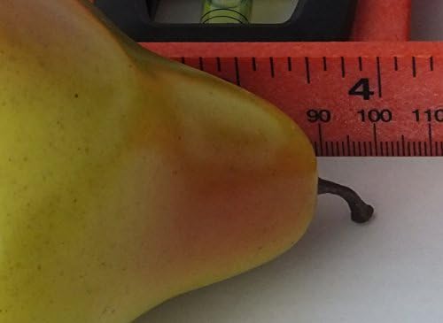 Vasefill Artificial Green Red Plastic Pears 6-Pack