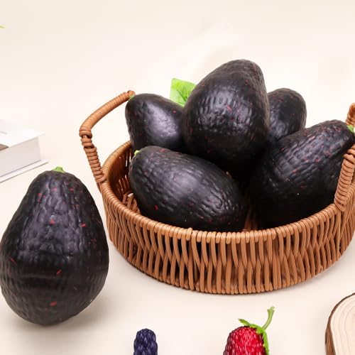 6pcs Lifelike Artificial Avocado Kitchen Decor