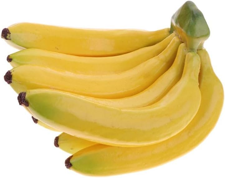 Lifelike Banana Bunch Artificial Fruit Decor