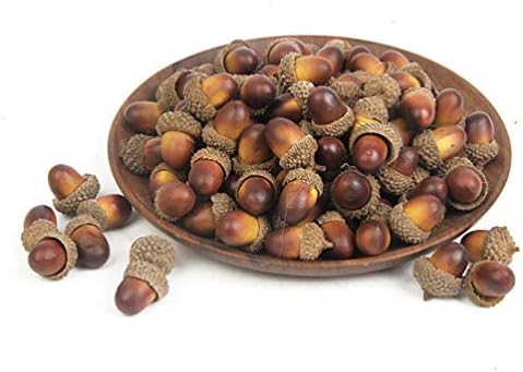 Veemoon 60pcs Artificial Acorn Fall Decor