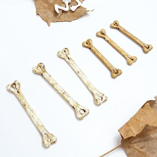 EXCEART 20pcs Mini Skeleton Bones Decoration Prop