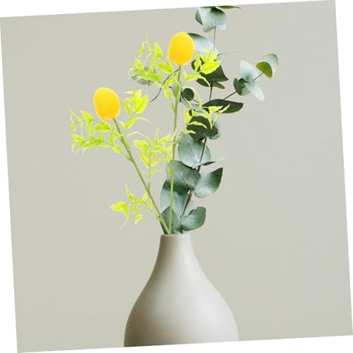 6pcs Lifelike Foam Lemon Cuttings for Home Decor