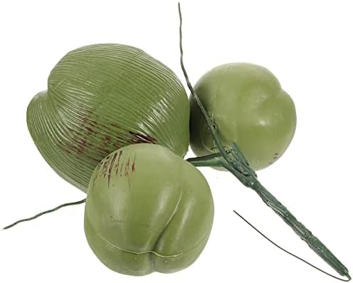 Artificial Coconut Decor for Tropical Party and Farmhouse Display