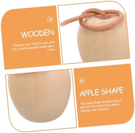 5pcs Wooden Miniature Painting Playthings for Creative Home Decor