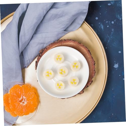 6pcs Artificial Banana Slices for Party Centerpiece
