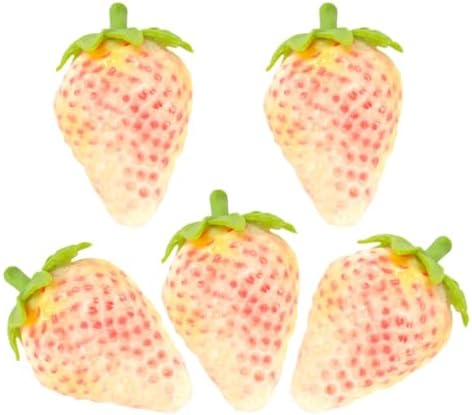 5pc Artificial Strawberry Decor for Cake and Home