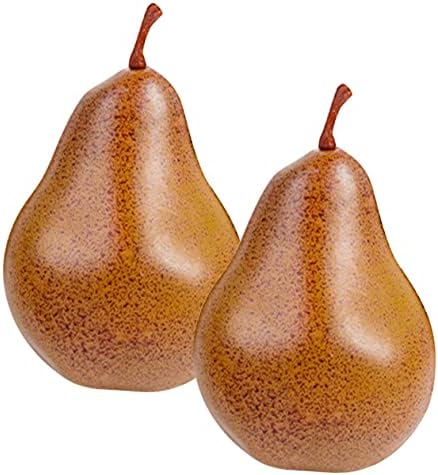 Luxshiny 2Pcs Lifelike Artificial Pear Decorations
