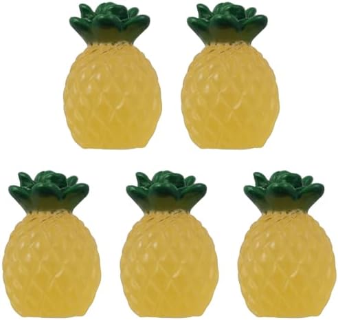 Glow in the Dark Resin Pineapple Decorations 32PCS