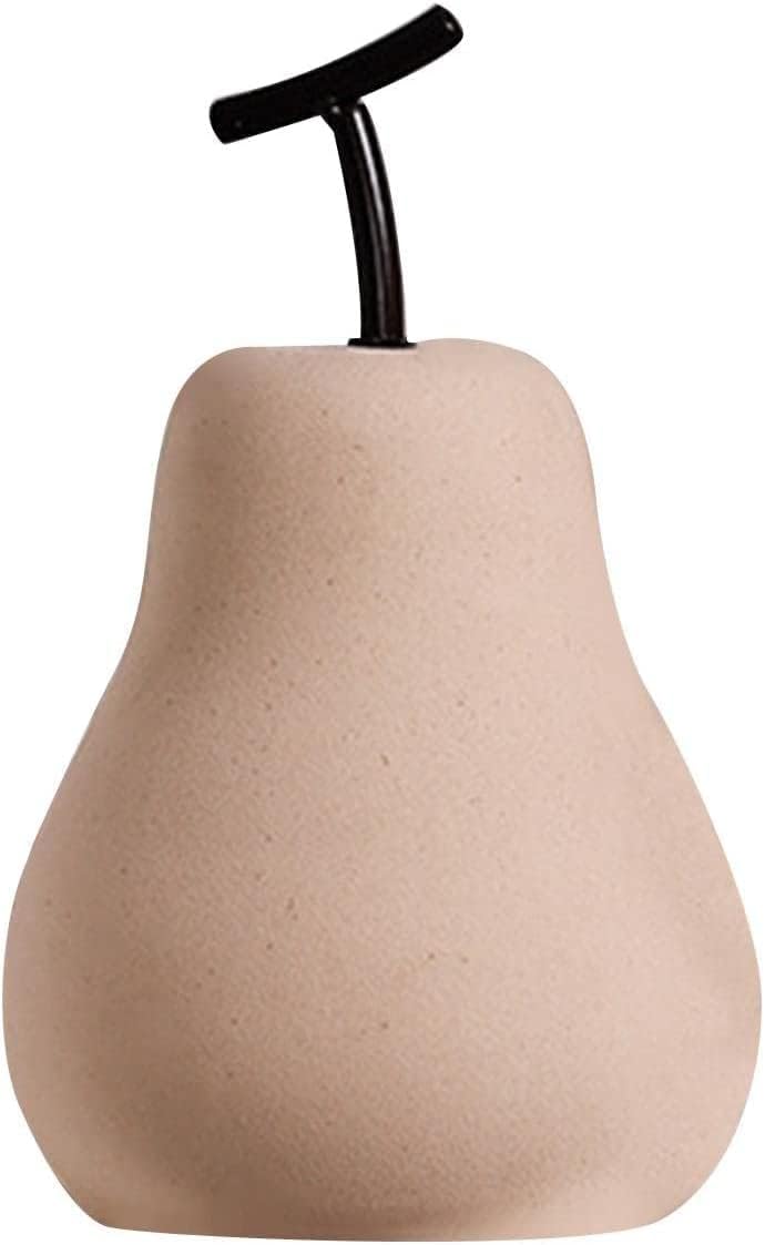 Garkria Ceramic Pear Figurine Artificial Fruit Decoration