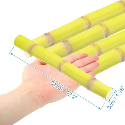 PATIKIL Artificial Sugarcane for Home and Kitchen Decor