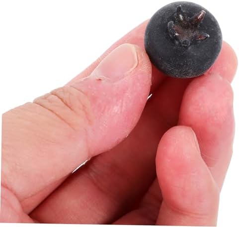 20pcs Lifelike Artificial Blueberries Decor Bunch