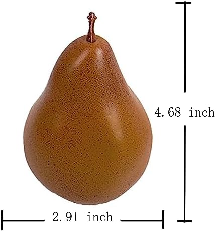 Emivery 6Pcs Artificial Pears Set for Home Decor