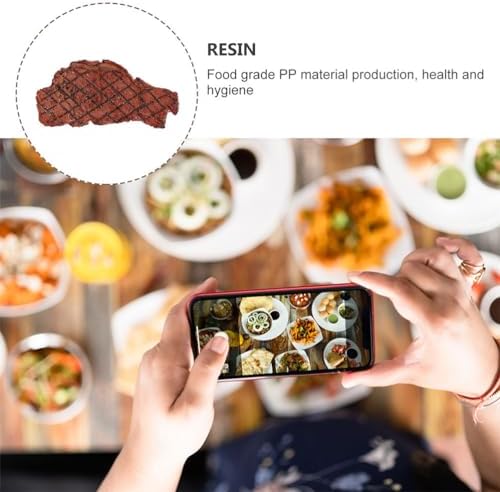 Artificial Fake Steak 2Pcs Realistic Simulation Food Model