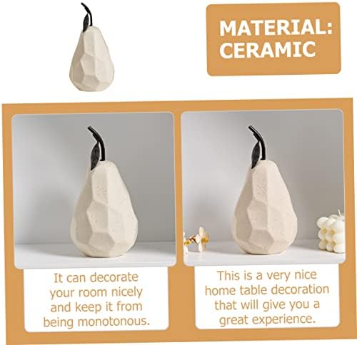 Zerodeko Geometric Pear Ceramic Art Decor