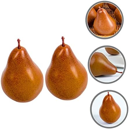 Cabilock Realistic Artificial Pears Decor Set
