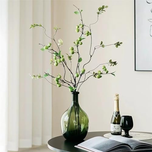 41 Inch Artificial Apples Branch Yellow