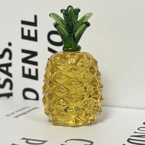 MEUNEAR Glass Pineapple Figurine Decorative Craft