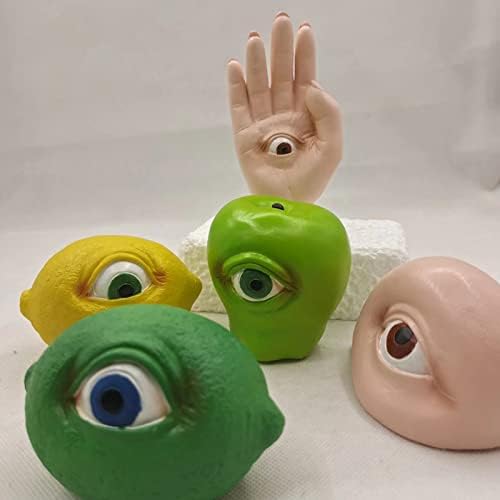 Halloween Artificial Lemon Ornament with Eye