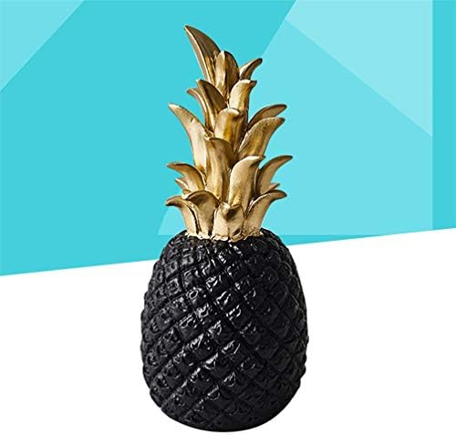 Hemoton Realistic Black Pineapple Artificial Fruit Resin Decoration