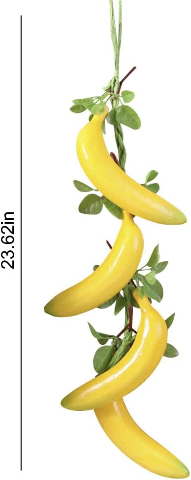BAOZOON Artificial Banana Bunches 5 pcs Hanging Decor