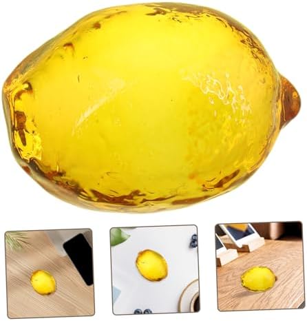 Zerodeko Realistic Artificial Lemon and Pear Decorations
