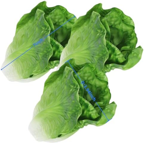 3PCS Realistic Artificial Lettuce for Home Decor