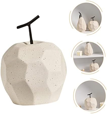 Alipis Ceramic Apple Decor Figurine Living Room Art