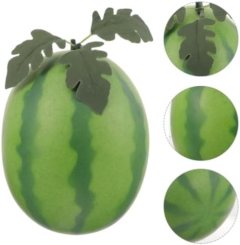 BESTOYARD Artificial Watermelon for Home Decor and Photography