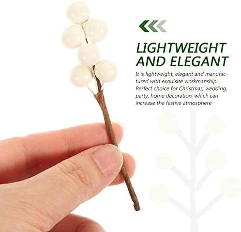 VOSAREA 30pcs Artificial Berry Branches for Holiday Decor