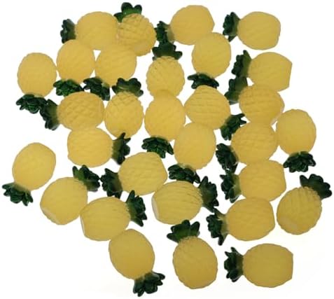 Glow in the Dark Resin Pineapple Decorations 32PCS