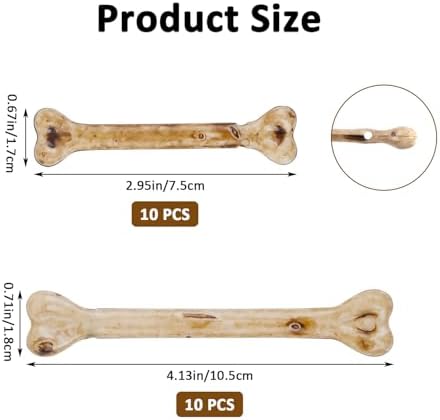 20 Pcs Mini Skeleton Bones Halloween Decor Prop 1