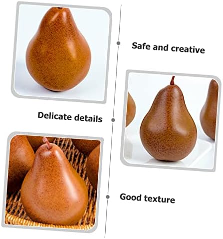 Garneck Artificial Pear Decor Set for Home Office Display