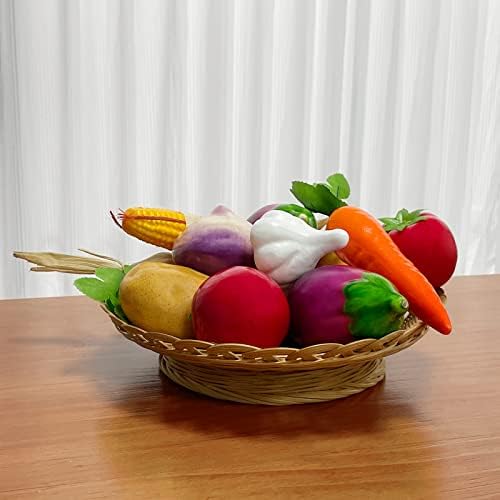 Realistic Artificial Cauliflower Decor Set 2pcs