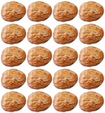 Artibetter 60 Pcs Artificial Walnut Decor Set