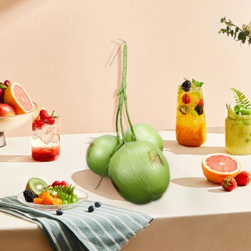 Garneck Artificial Coconut Decorations for Tropical Events