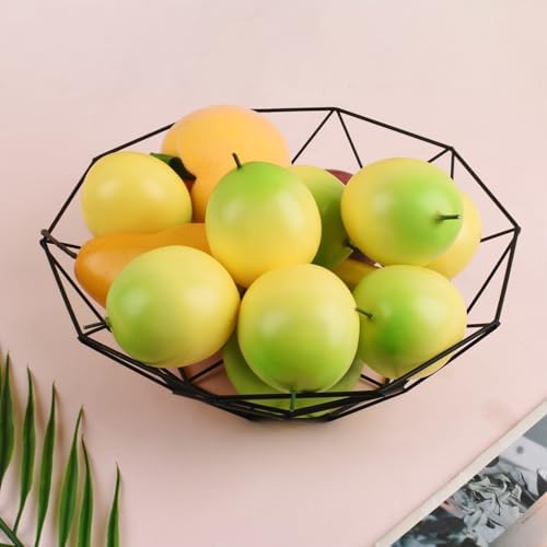 Yellow Artificial Passion Fruits 8 Pcs for Home Decor