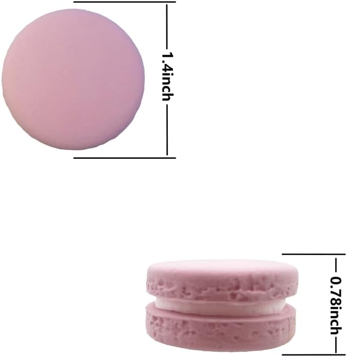 18 Pcs Fake Macarons Cake Realistic Artificial