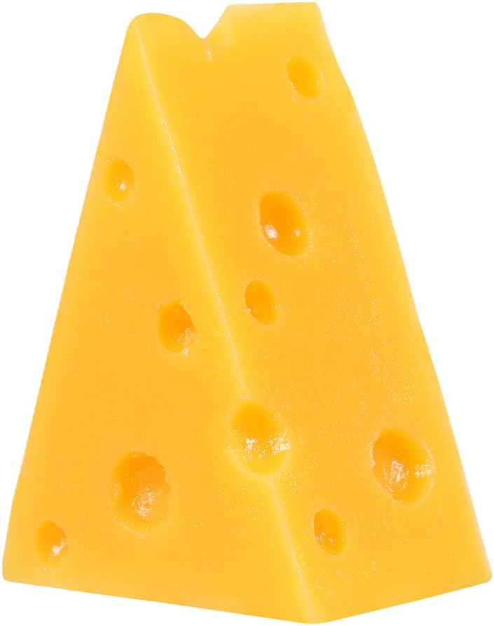 TOYANDONA Realistic Triangle Cheese Artificial Cheese Model