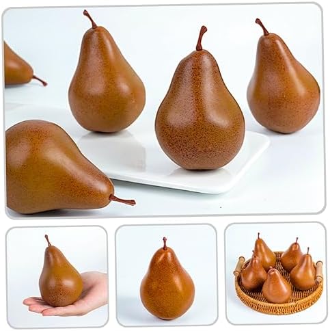 Luxshiny 2Pcs Lifelike Artificial Pear Decorations