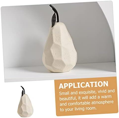 STOBAZA Ceramic Fruit Decor Pears Sculpture Desktop Ornament
