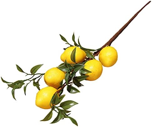 POTRUWE 6PCS Artificial Lemon Branches for Vase