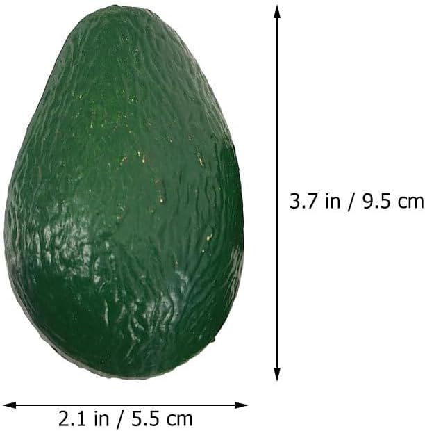 Realistic Fake Avocado Display Set of 3